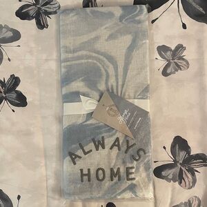 Set of 2 Pottery Barn Airstream “ALWAYS HOME” Kitchen Towels, NWT